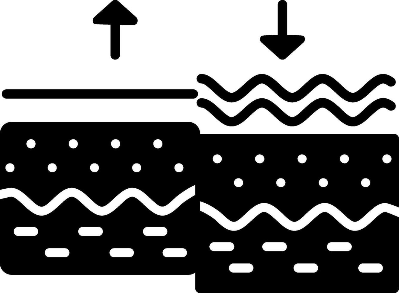 Age-Related Skin Transformation vector