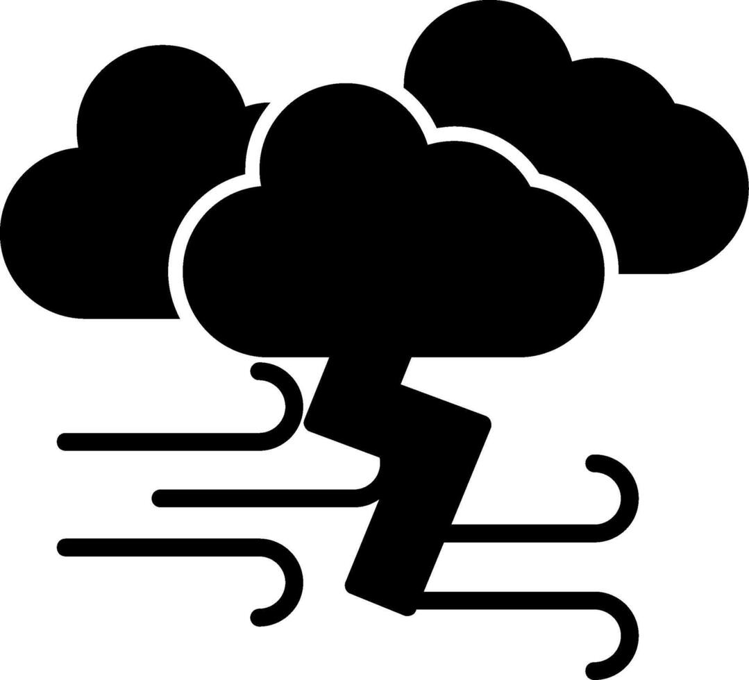 Electric Storm with Hail Possibility vector