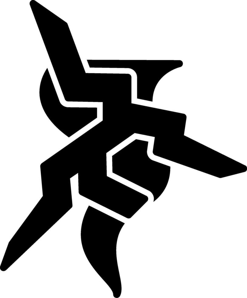 Multiple Thunderclap Warning Symbol vector