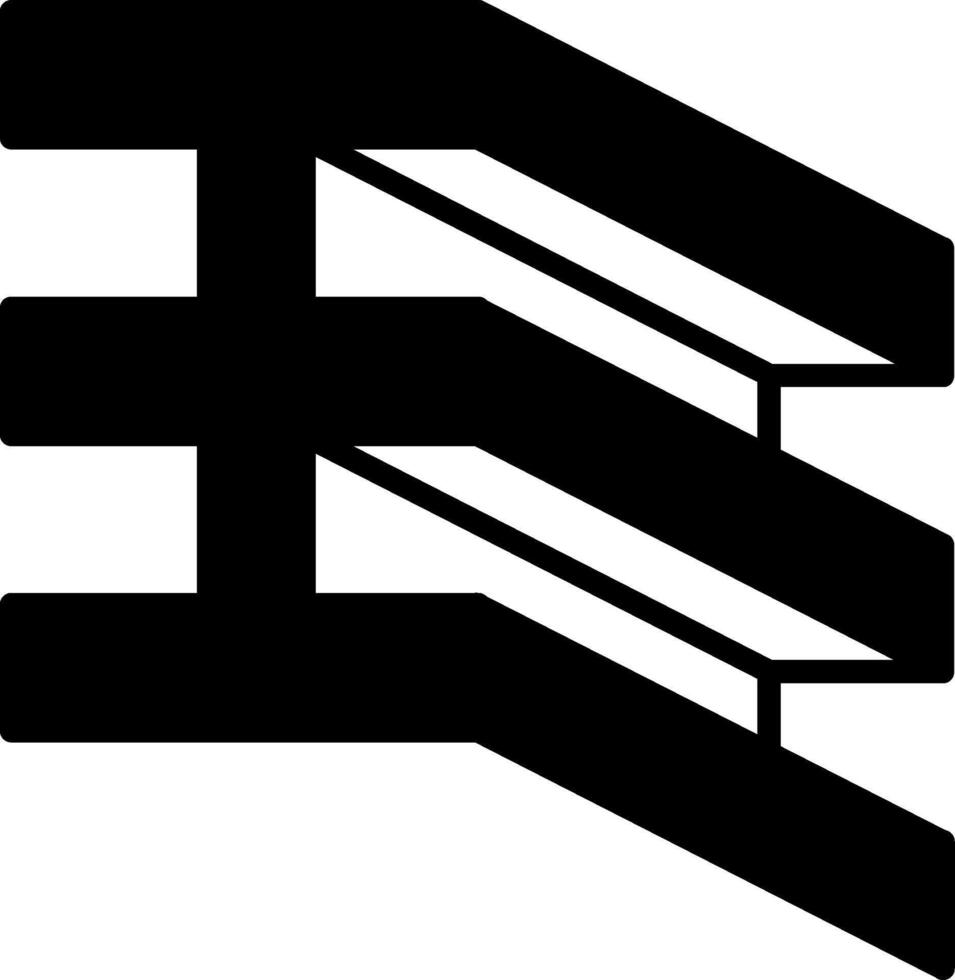 Layered Sheet Metal Steel vector