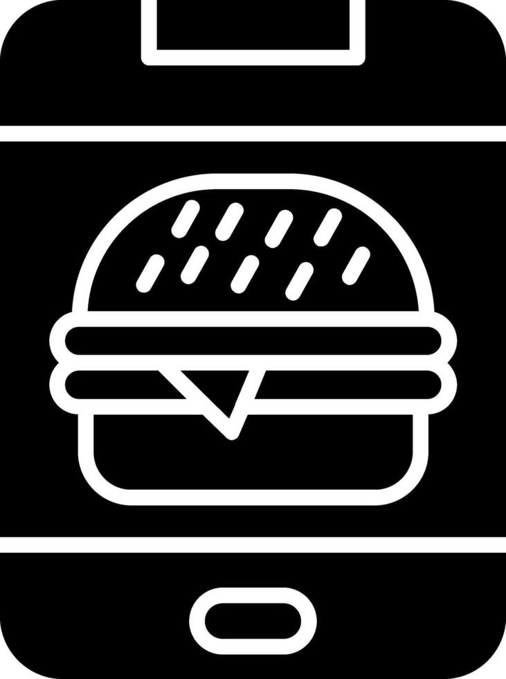 Online Food Delivery on Scooter vector