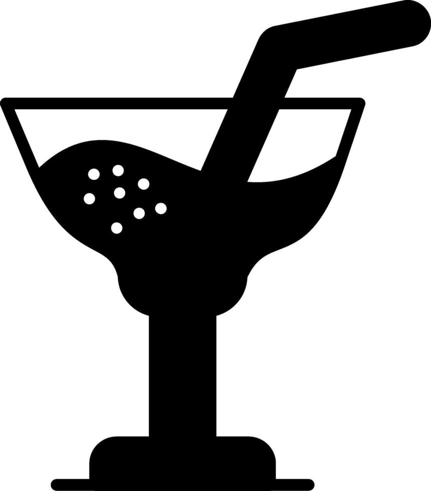 Decorative Cocktail with Umbrella vector