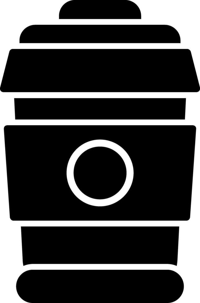 Hot Coffee in To-Go Cup vector