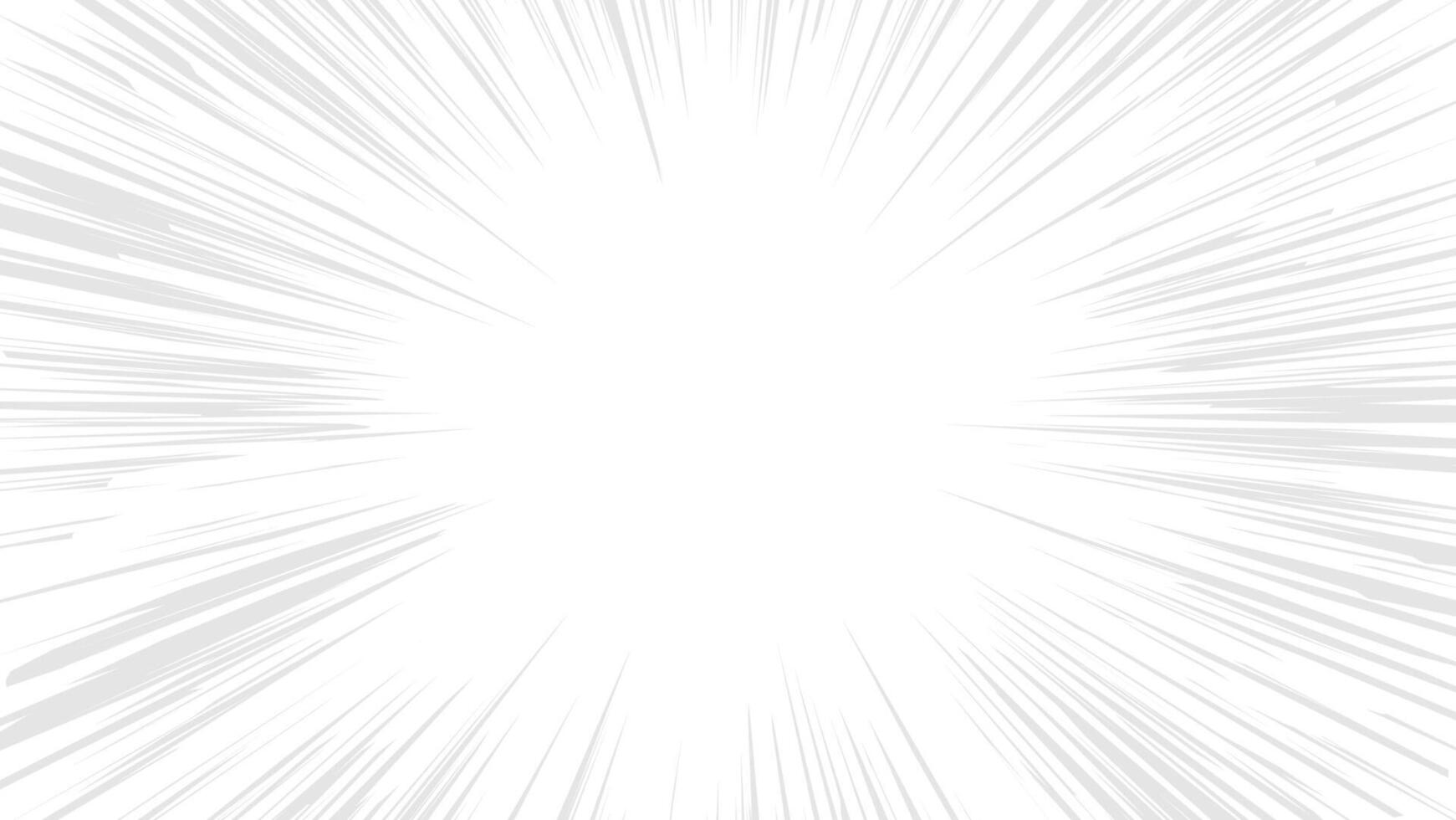 abstract white background with grey exploding comic lines decoration vector