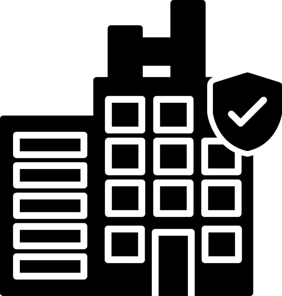 Trusted Insurance Company Icon vector