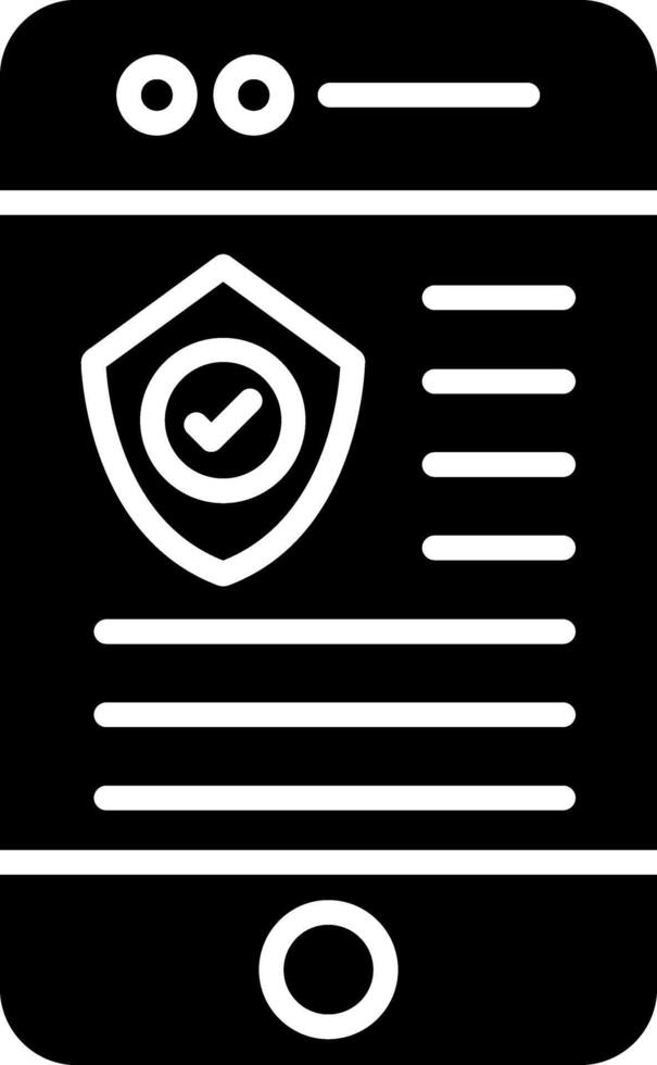Digital Insurance Company App Interface vector
