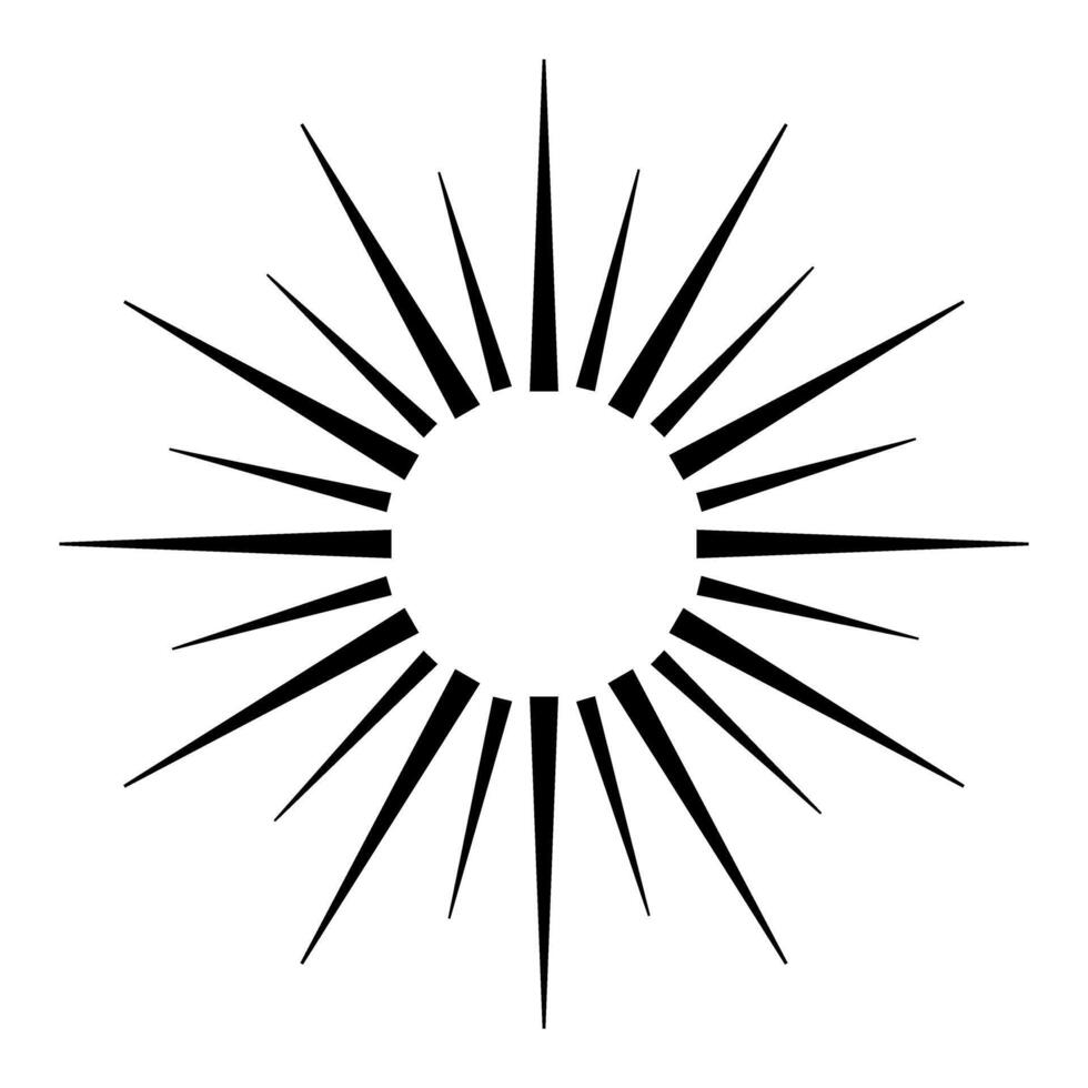 Shine icon . Radiance illustration sign. effulgence symbol. shining web icon. sparkle logo design. vector