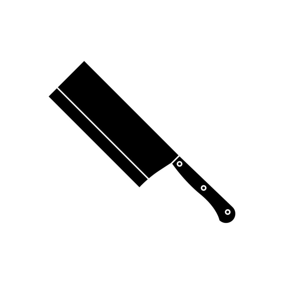 Meat cleaver icon. Outline illustration of meat cleaver icon for apps. vector