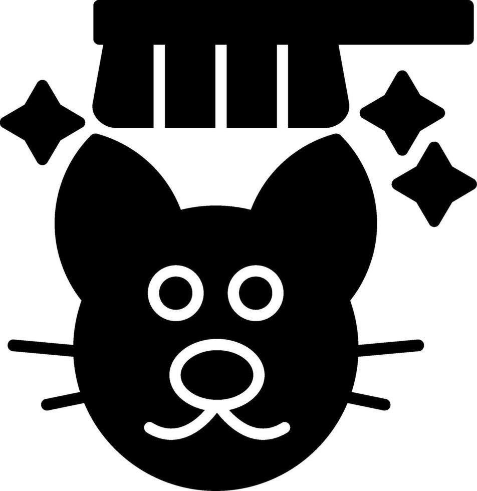 Cat Fur Grooming and Hygiene Service vector