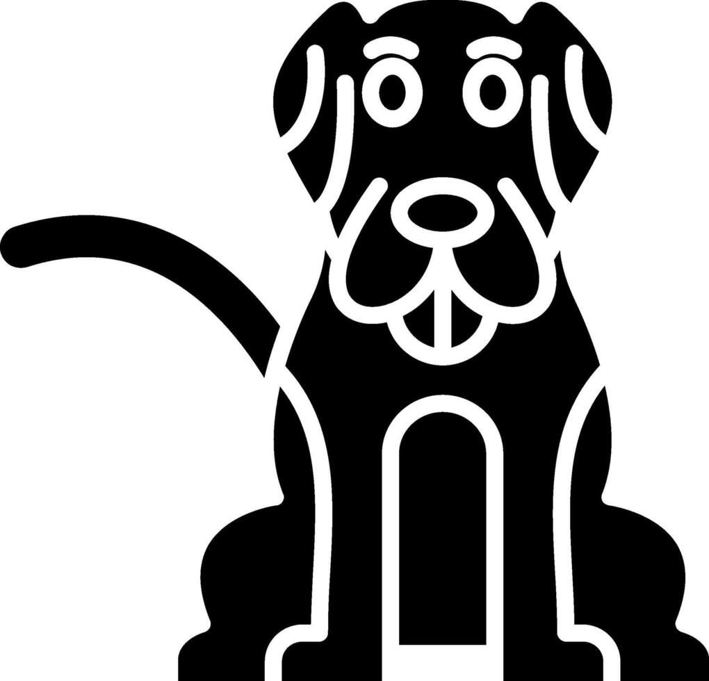 Playful Dog Ready for Training vector