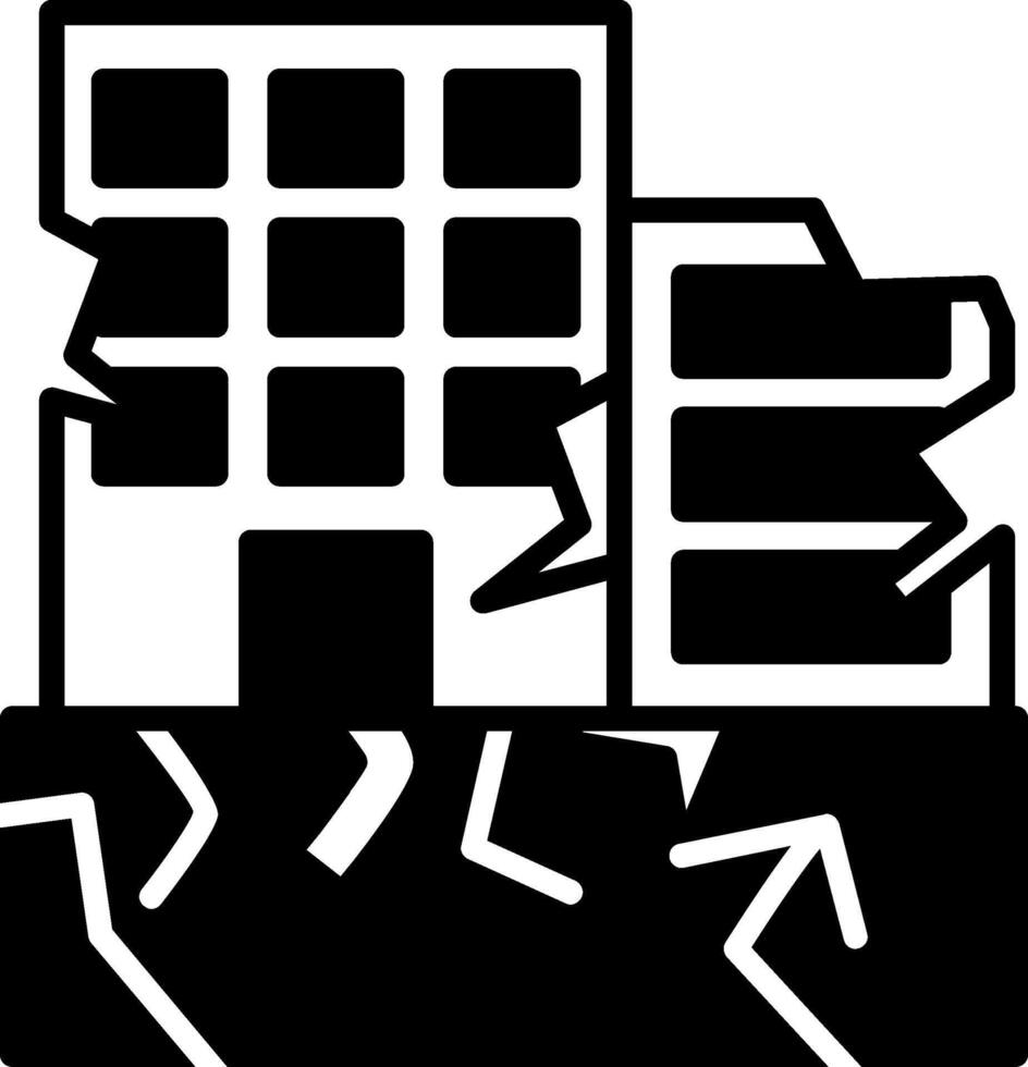 Earthquake Survivor Support Icon vector
