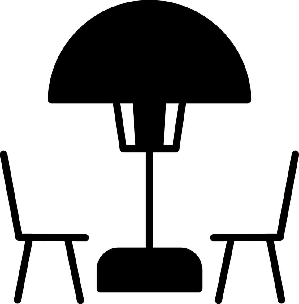 Outdoor Residential Patio Space vector