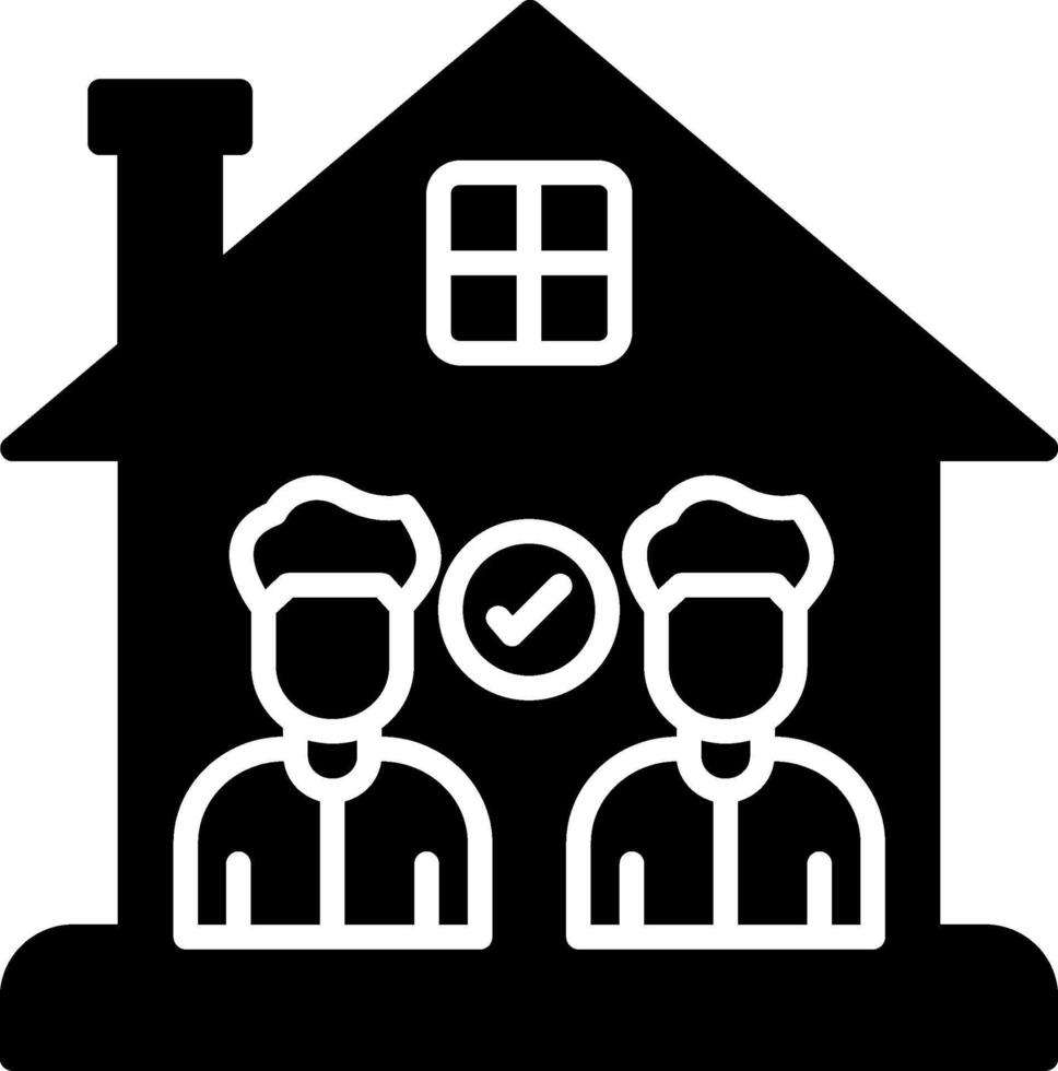 Shared Roommate Living Setup vector