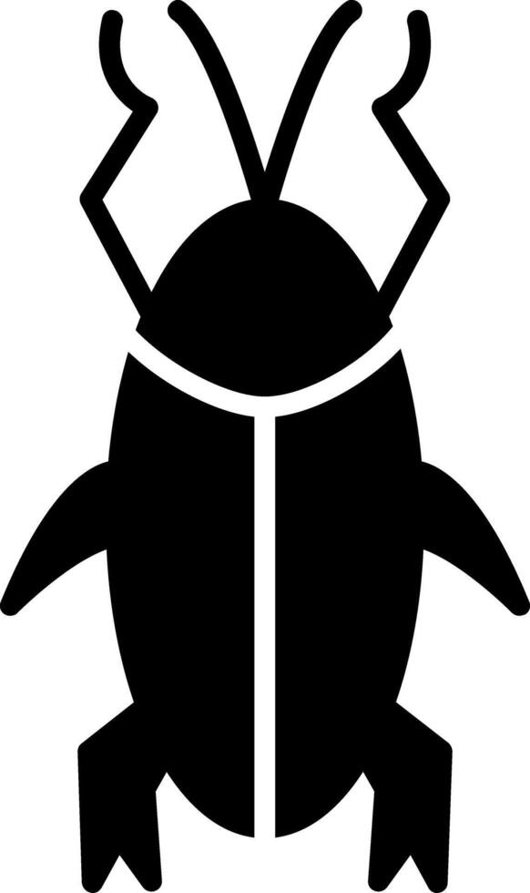 Circular-Swimming Whirligig Beetle vector