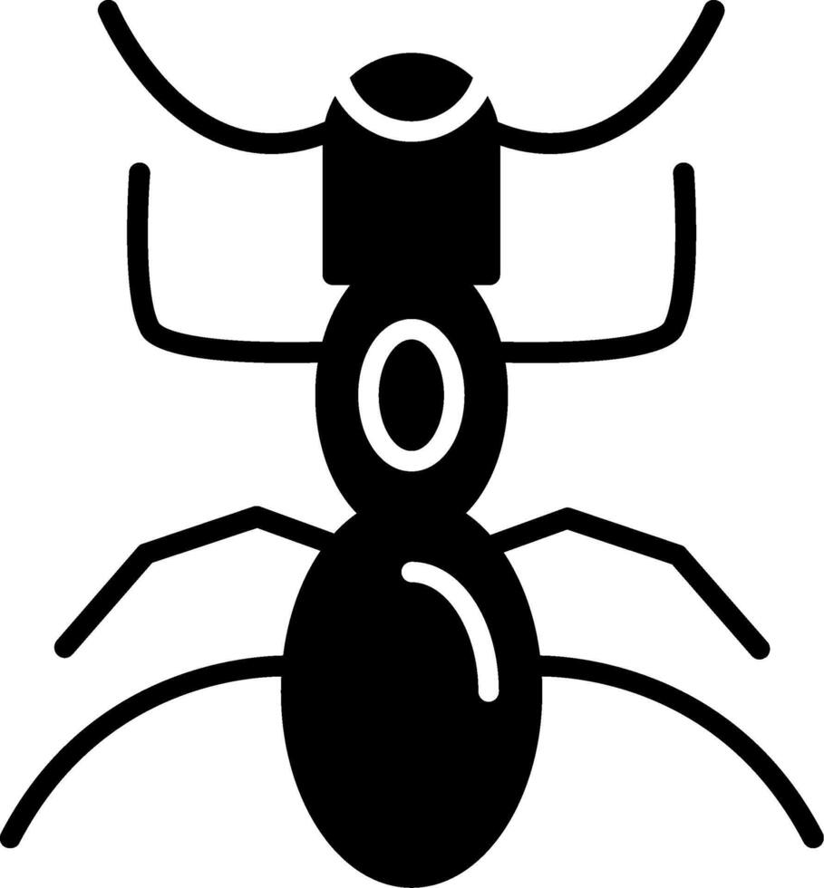 Industrious Red Ant vector