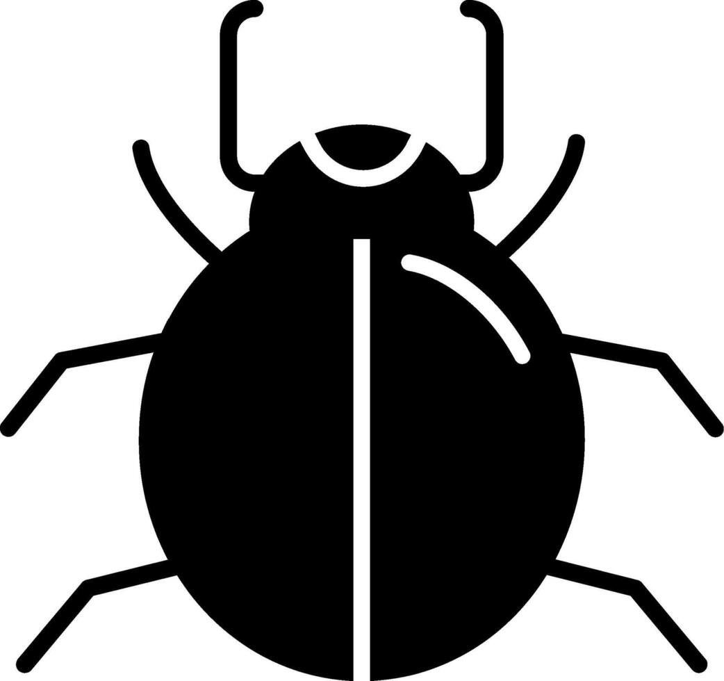 Hard-Shelled Ground Beetle vector