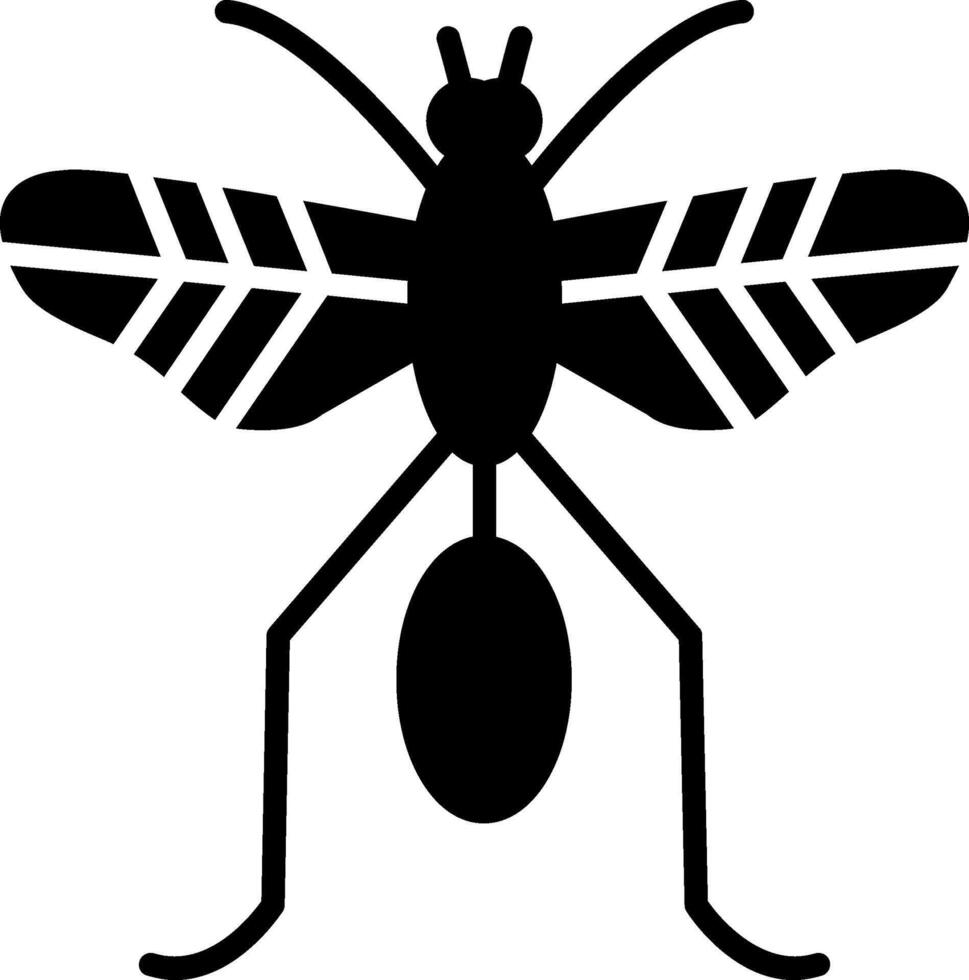 Crimson Red Wasp vector