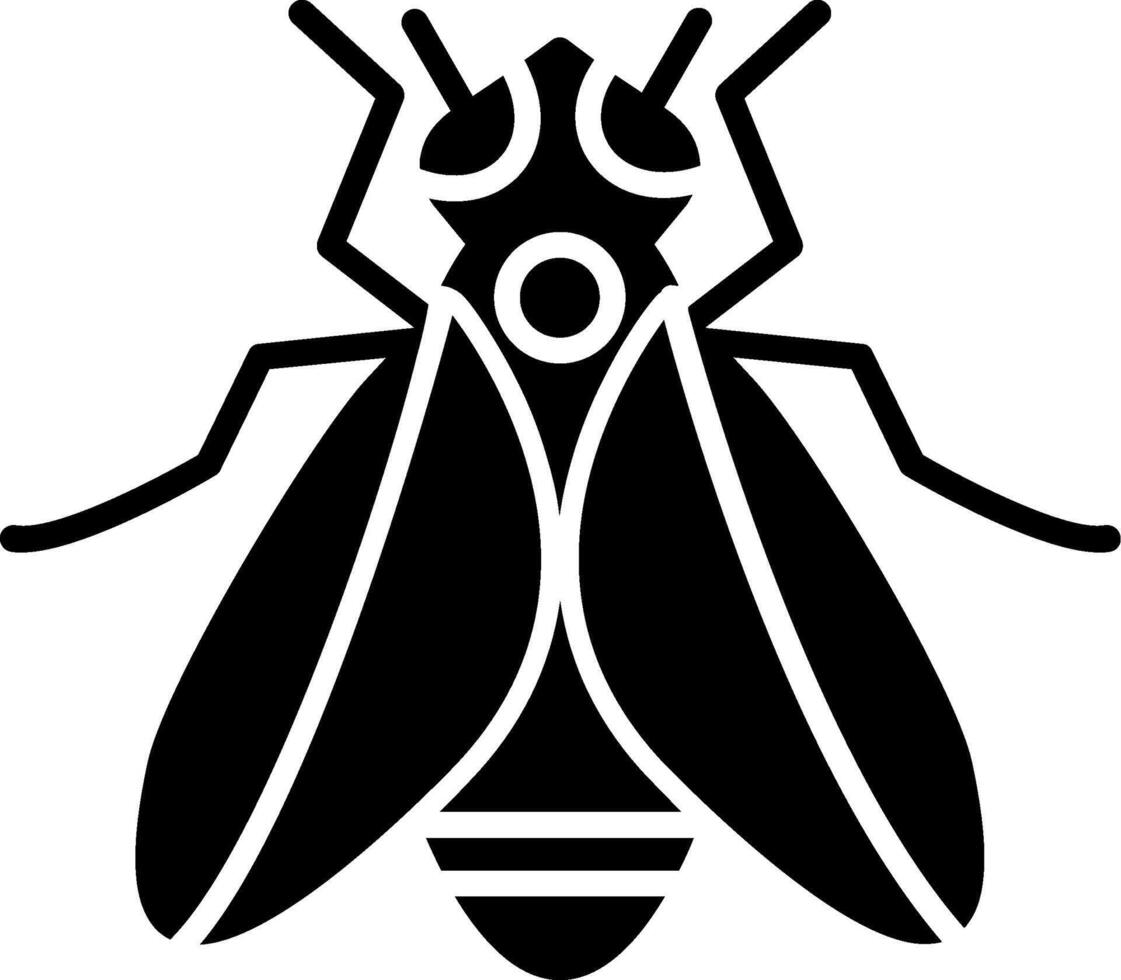 Buzzing Housefly icon vector