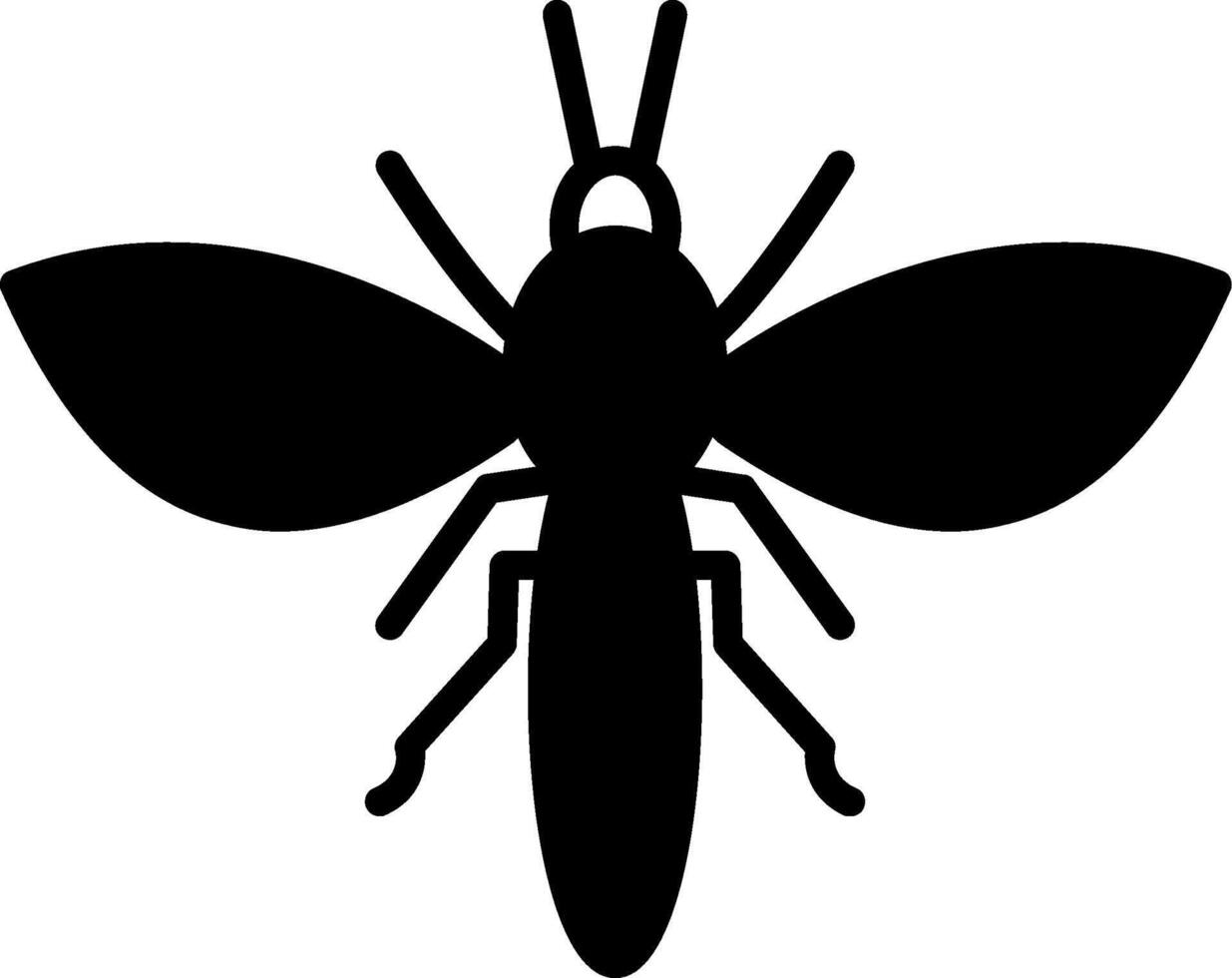 Bee-Mimicking Bee Fly vector