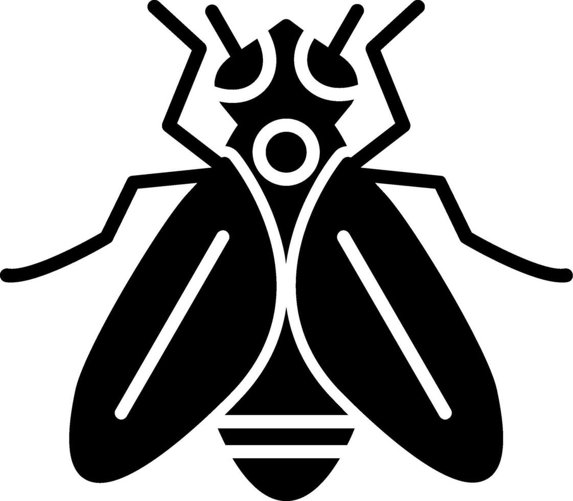 Winged Fruit Fly vector