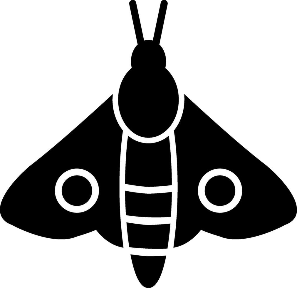 Striped Tiger Moth vector