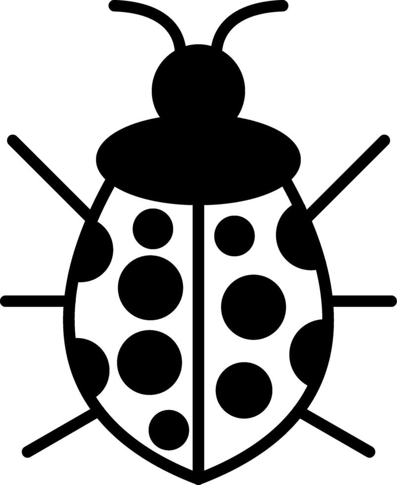 Dome-Shaped Ladybird Beetle vector