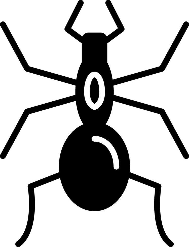Pavement Nesting Ant vector