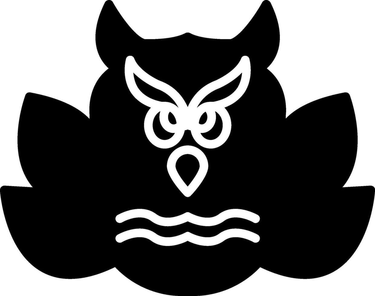 Eye-Spotted Owl Butterfly vector