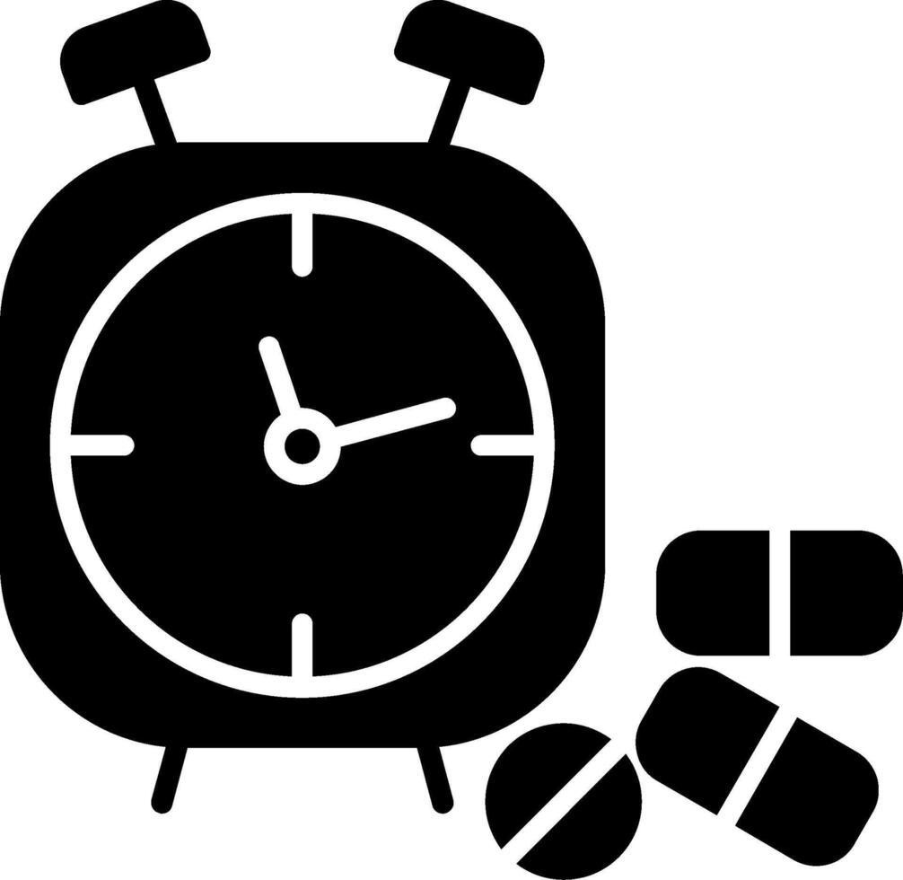 Time to Take Medication Alert vector