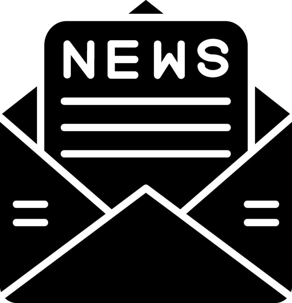 Email Newsletter Update vector