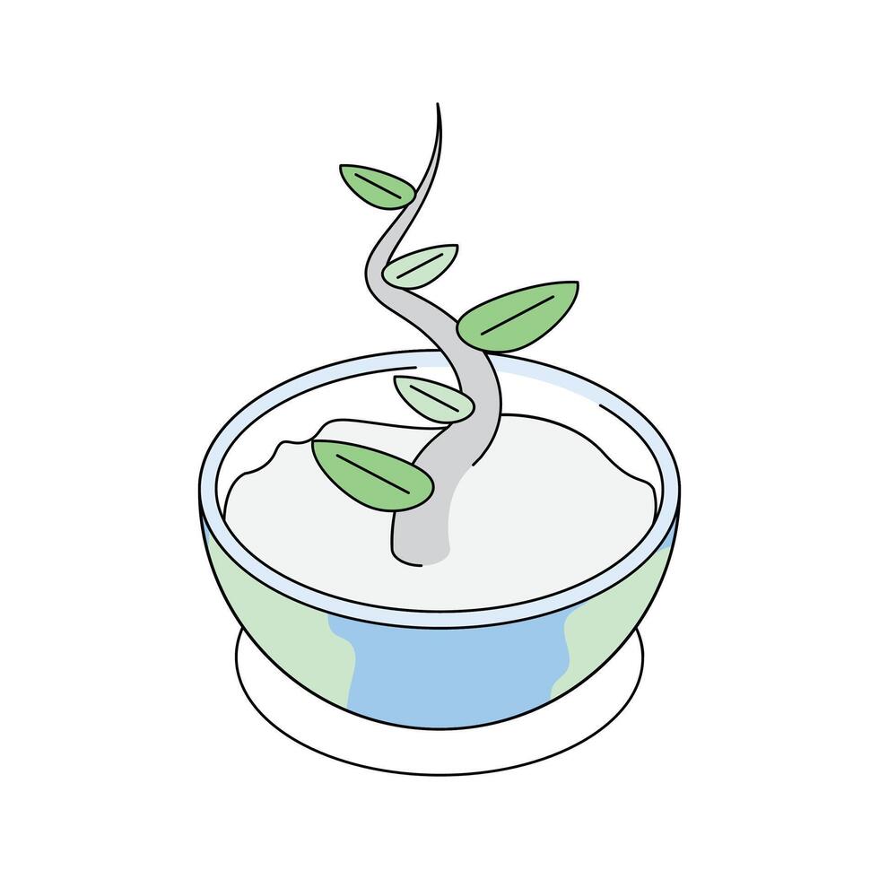 Get this isometric outline icon of eco friendly concept vector