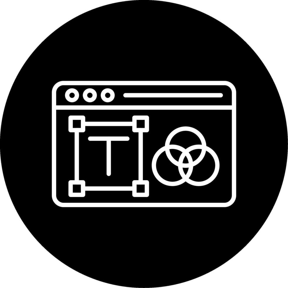 Custom Logo Design for Branding Circle Inverted vector