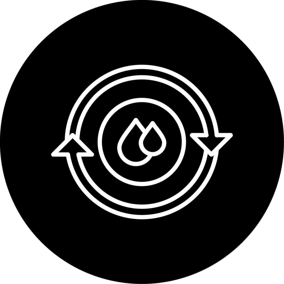Global Sustainability and Resource Conservation Circle Inverted vector