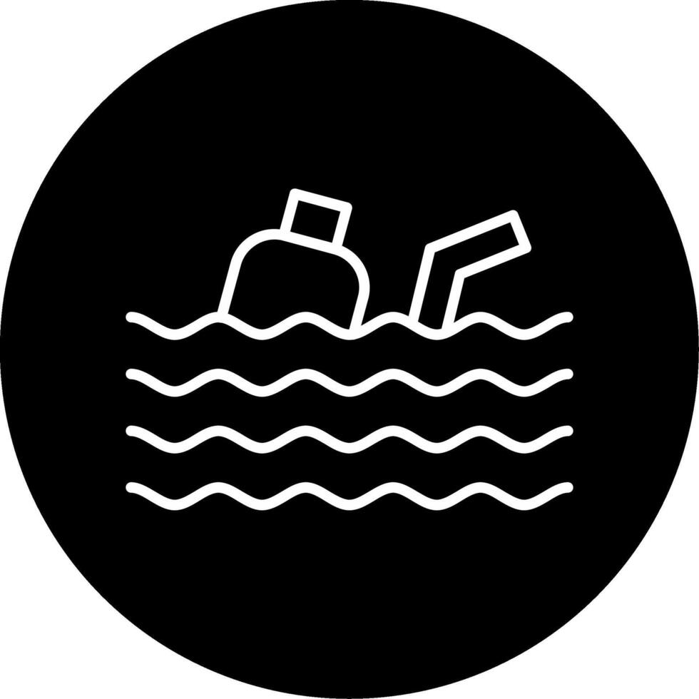 Environmental Pollution Awareness Graphic Circle Inverted vector