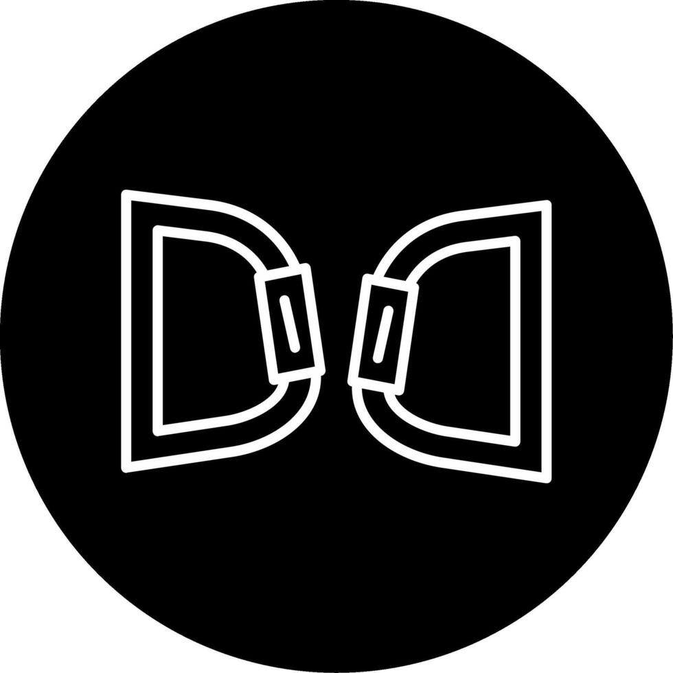 Dual Gate Quickdraw Connector Clip Circle Inverted vector