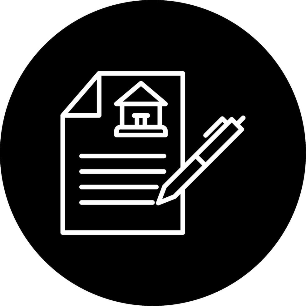 Official Rental Agreement Form Circle Inverted vector