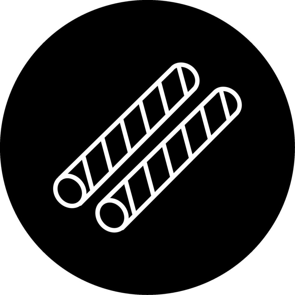 Heavy Duty Steel Beams Circle Inverted vector