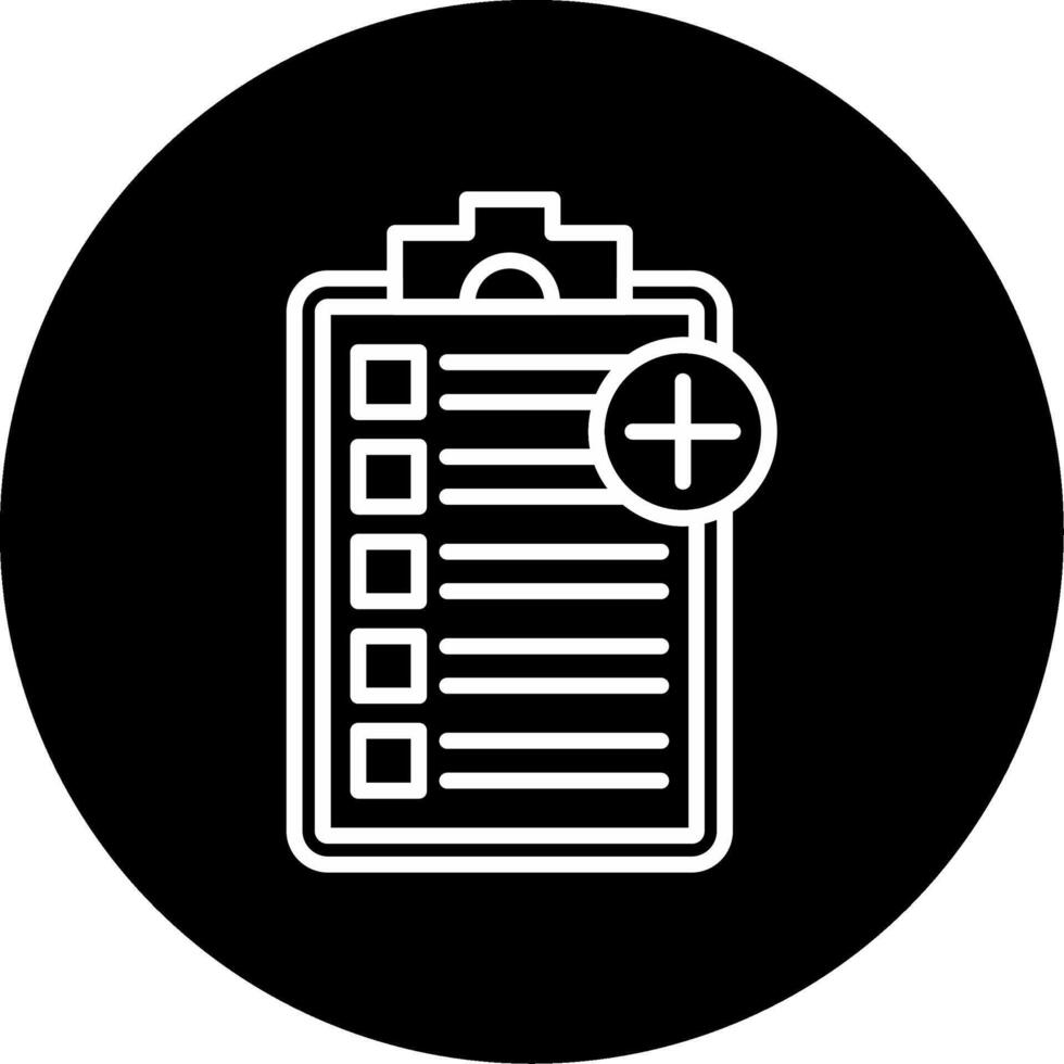 Task Addition in Team Workspace Circle Inverted vector