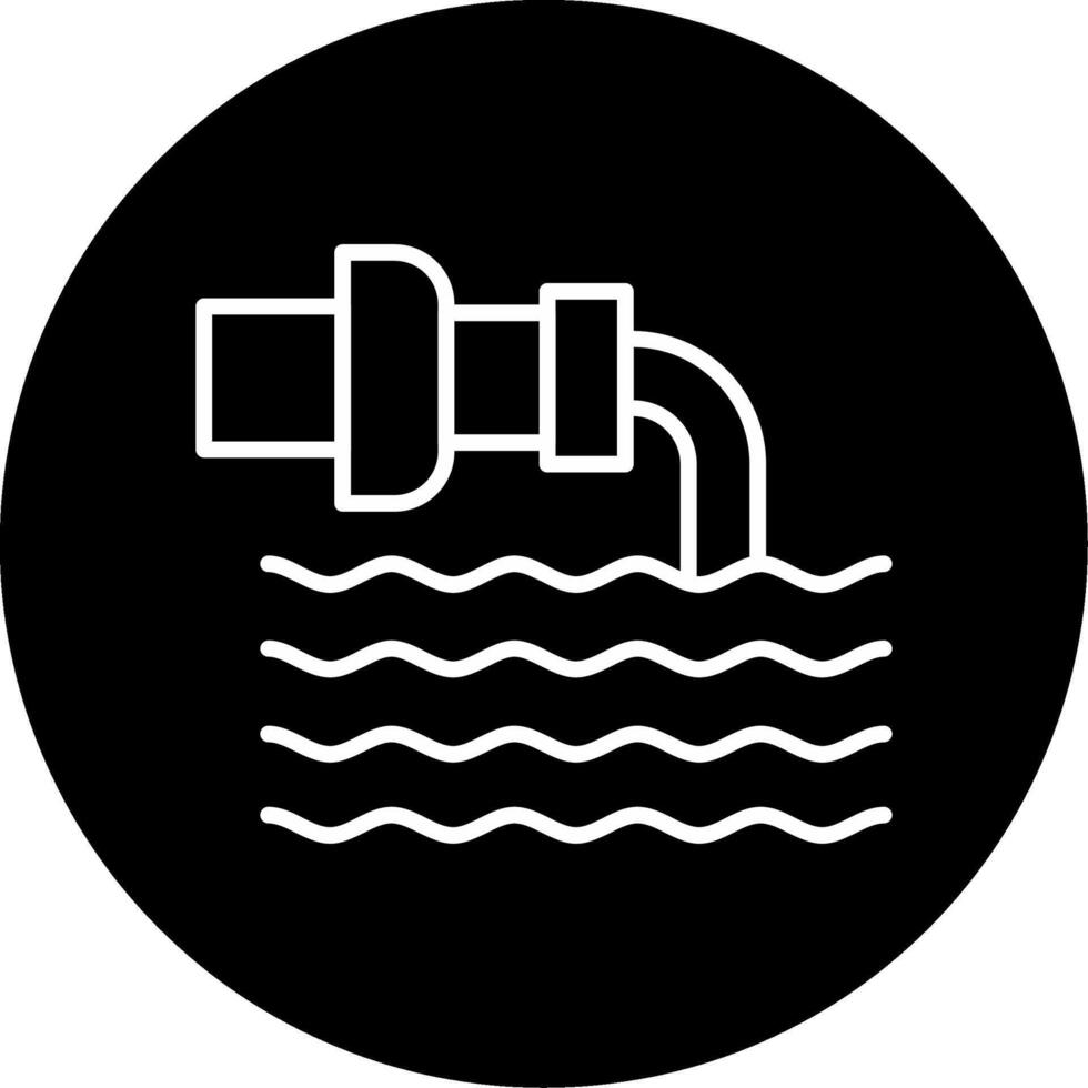 Urban Stormwater Drainage Pipe Circle Inverted vector