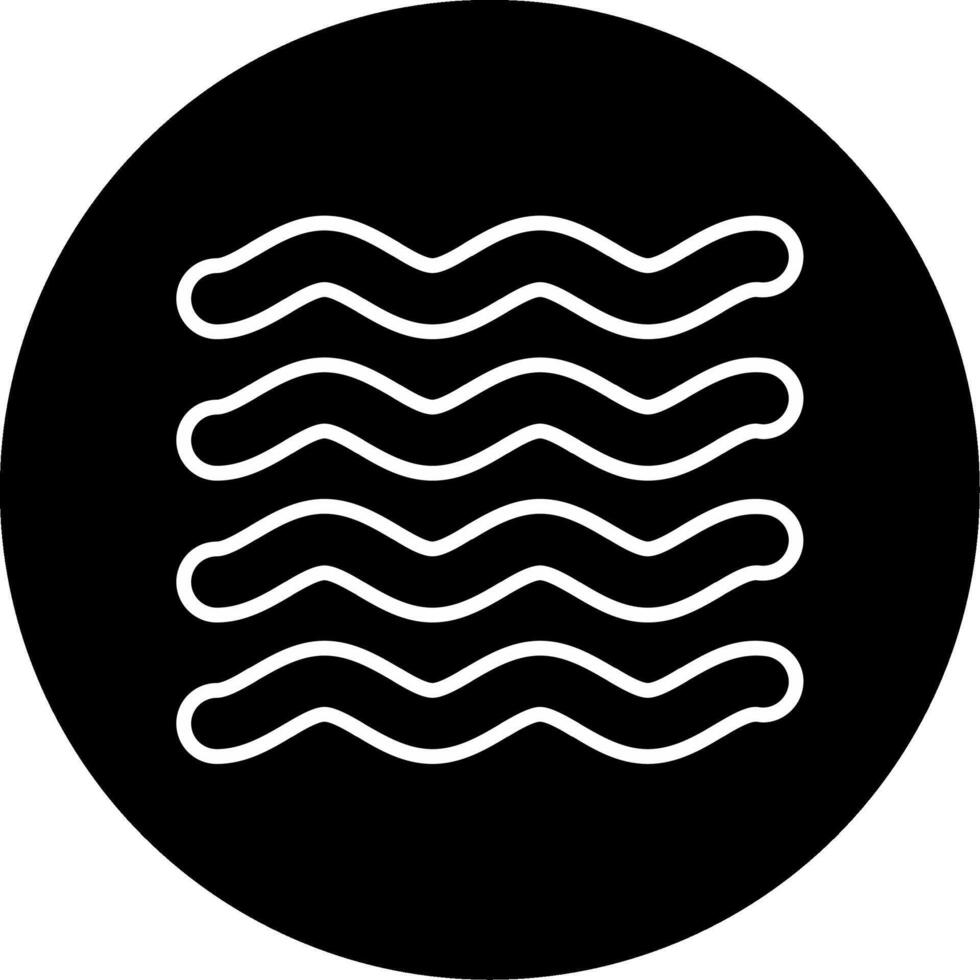 Massive Oceanic Wave Surge Circle Inverted vector