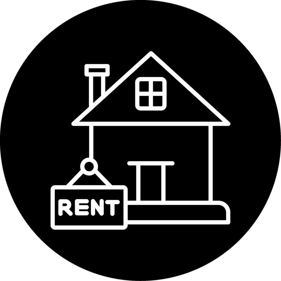 Monthly Rental Payment Process Circle Inverted vector