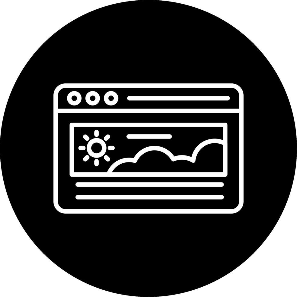 Web Design Studio Toolkit Circle Inverted vector