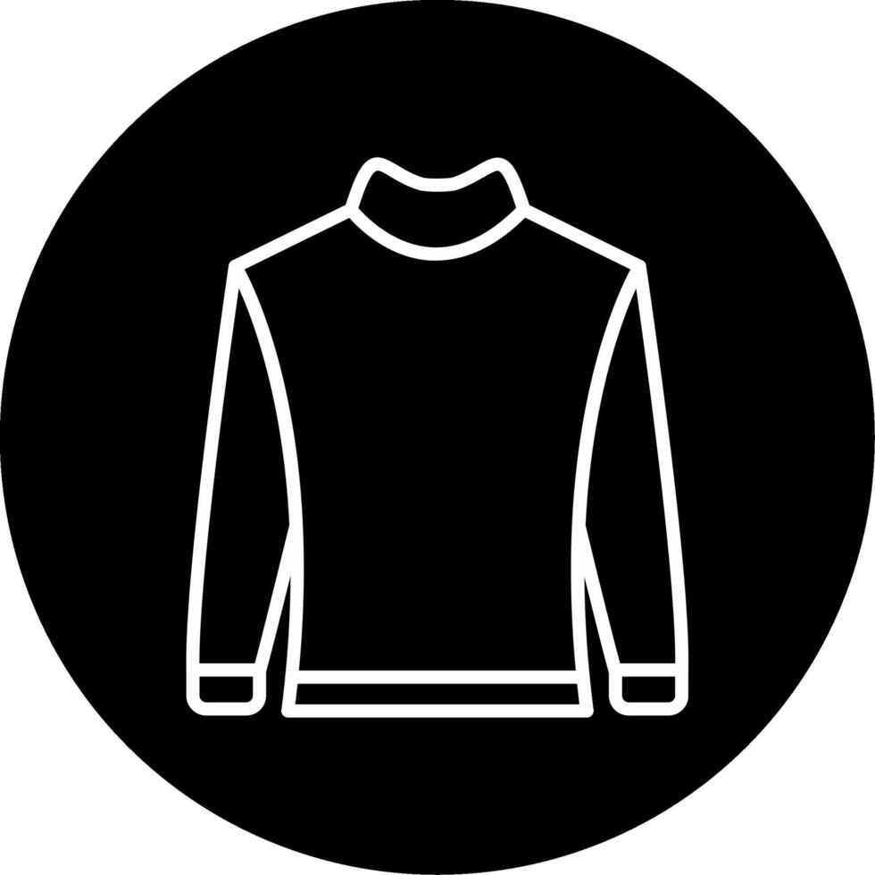Cozy Sweatshirt Hoodie Clothing Circle Inverted vector