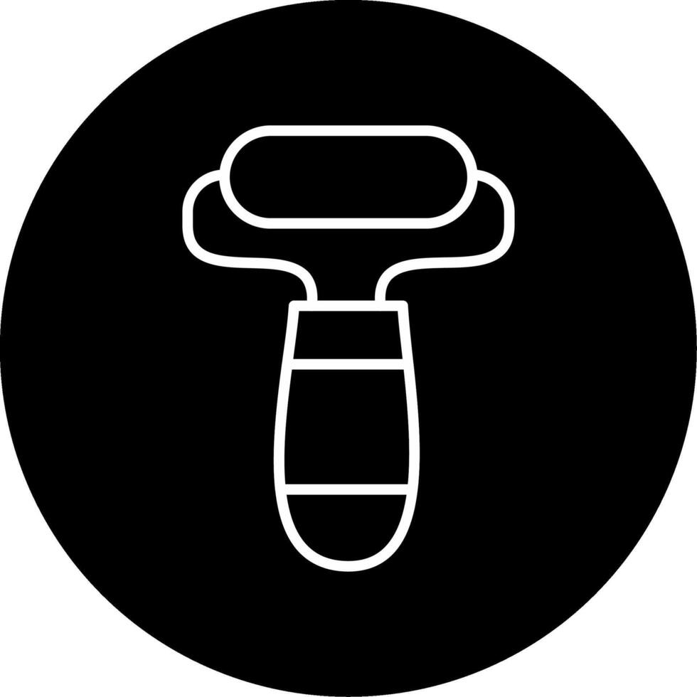 Jade Face Roller Tool Circle Inverted vector