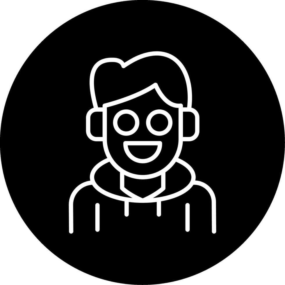 Shrouded Male in Digital Camouflage Circle Inverted vector