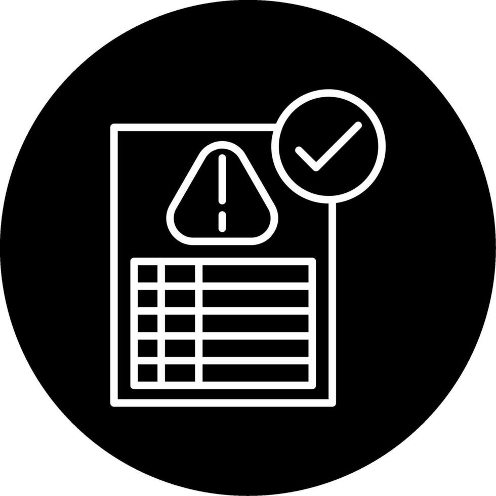 Corporate Risk Evaluation Dashboard Circle Inverted vector