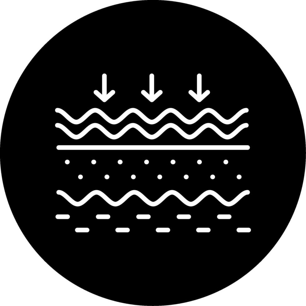 Visible Wrinkle Formation Circle Inverted vector