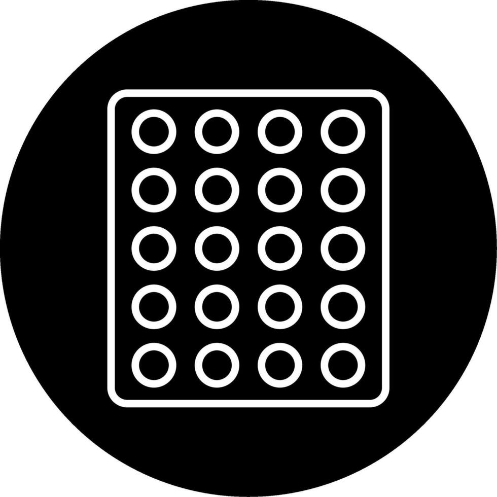 Structural Steel Column Circle Inverted vector