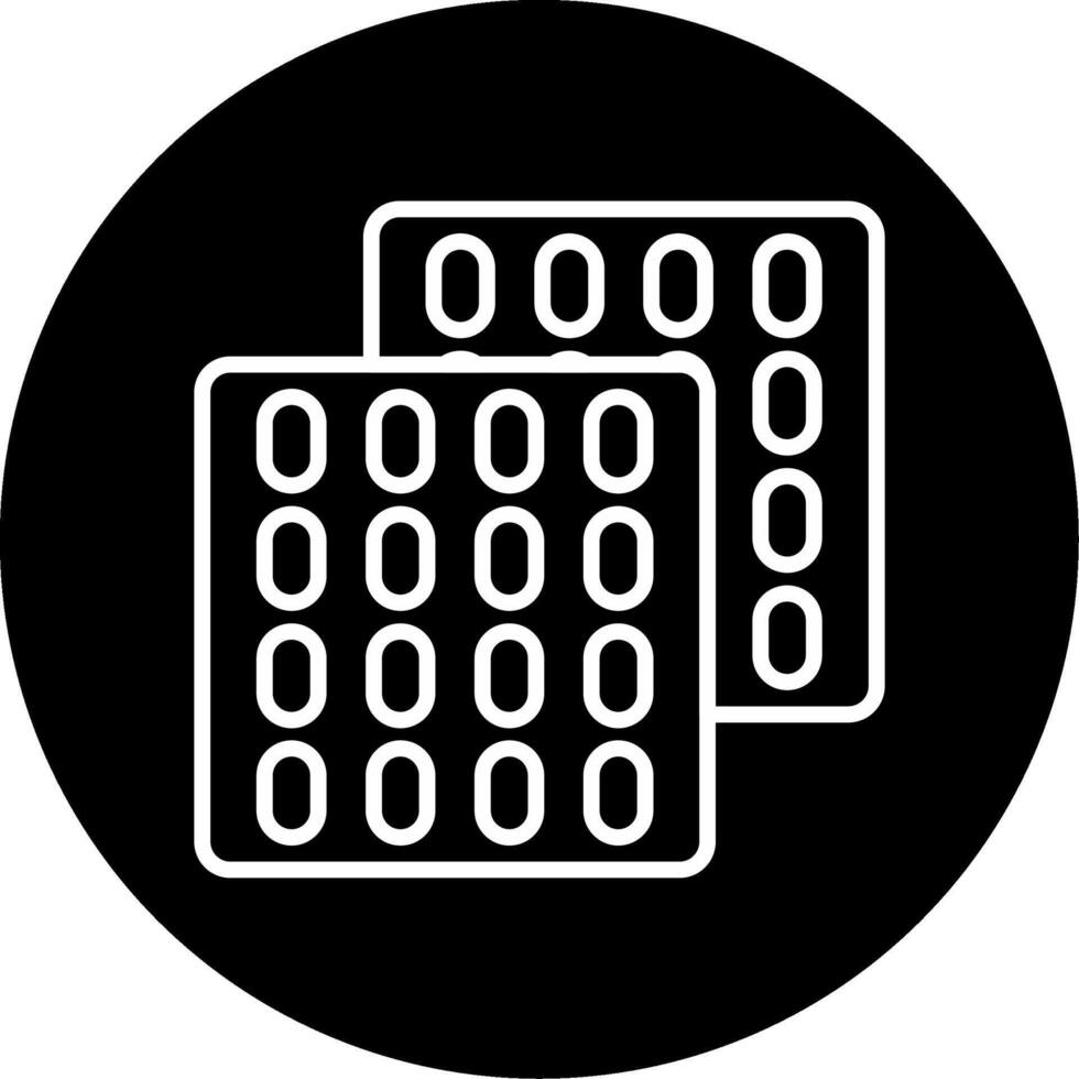 Chain Link Style Steel Mesh Circle Inverted vector