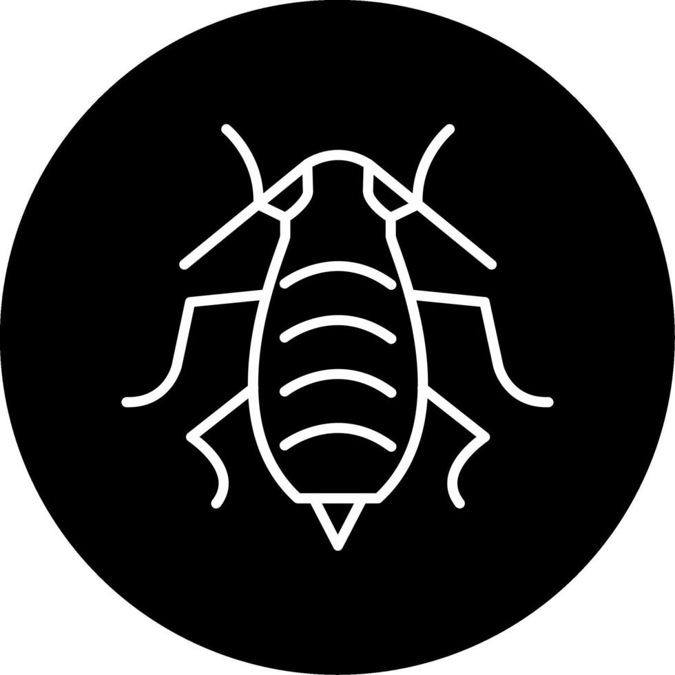 Sap Sucking Aphid Circle Inverted vector